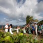 Couple gets married on Sapphire Point, St. Thomas, VI