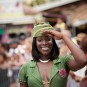 westin resort troop member gives a salute at the St. John carnival