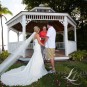image of bride and groom during the ceremony at the westin resort st john