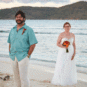 St. Thomas wedding photography on Lindquist beach