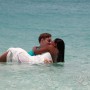 image on couple in the water at Cinnamon Bay Virgin Islands