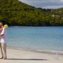 image of wedding on Cinnamon bay us Virgin Islands